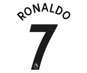 Ronaldo #7 Manchester United 21/22 Away Red Youth Nameset