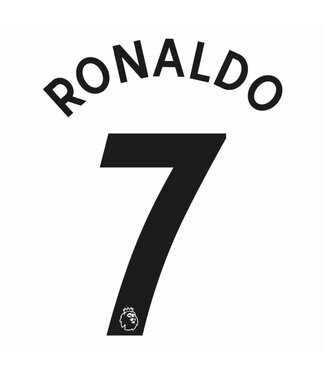 Uni-Sport Ronaldo # 7 Manchester United 2022-23 YOUTH Away  Nameset - Black