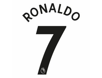 Ronaldo # 7 Manchester United 2022-23 YOUTH Away  Nameset - Black