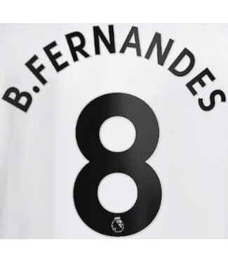 Uni-Sport B. Fernandes # 8 Manchester United 2022-23 Away  Nameset - Black