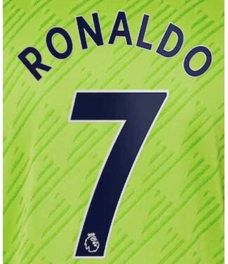 Uni-Sport Ronaldo # 7 Manchester United 2022-23 YOUTH Third  Nameset - Navy Blue