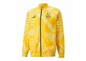 Puma BVB Borussia Dortmund 2022 - 23  Prematch Jacket - Cyber Yellow/Puma Black