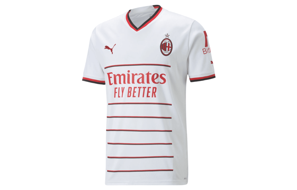 Puma AC Milan 2022 / 23 Away Jersey - White/Tango Red