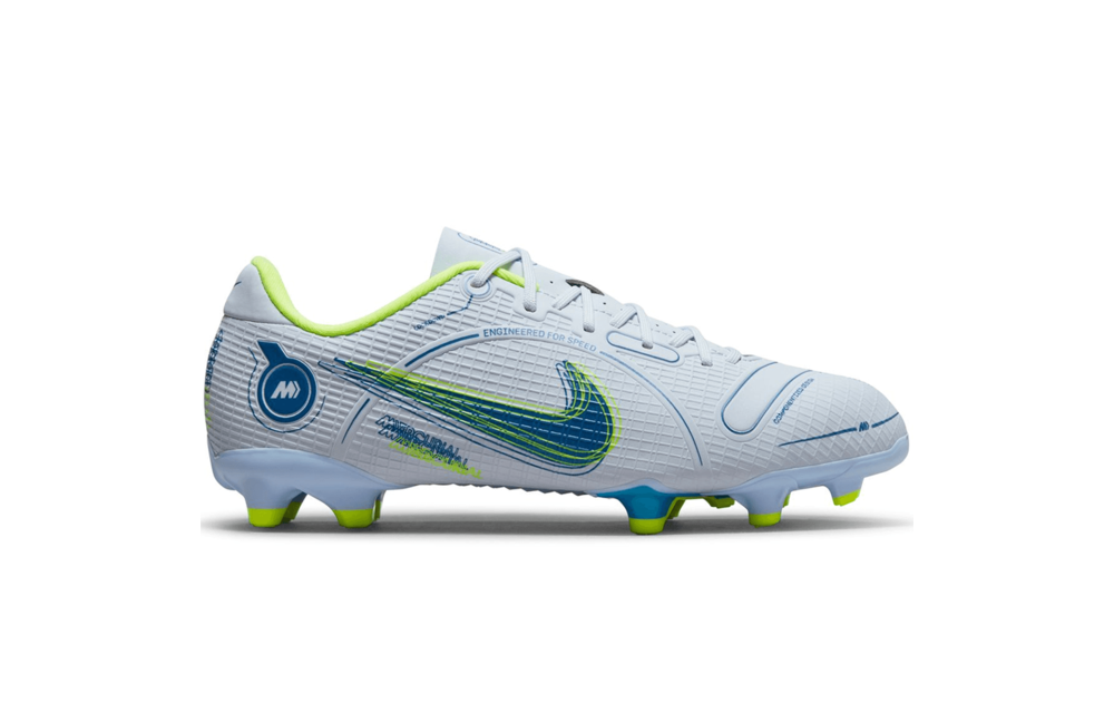Nike Jr Vapor 14 Academy FG / MG - Grey/Blue/Light Marine