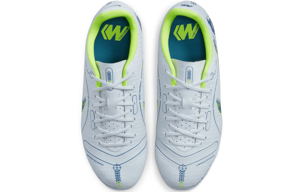 Nike Jr Vapor 14 Academy FG / MG - Grey/Blue/Light Marine