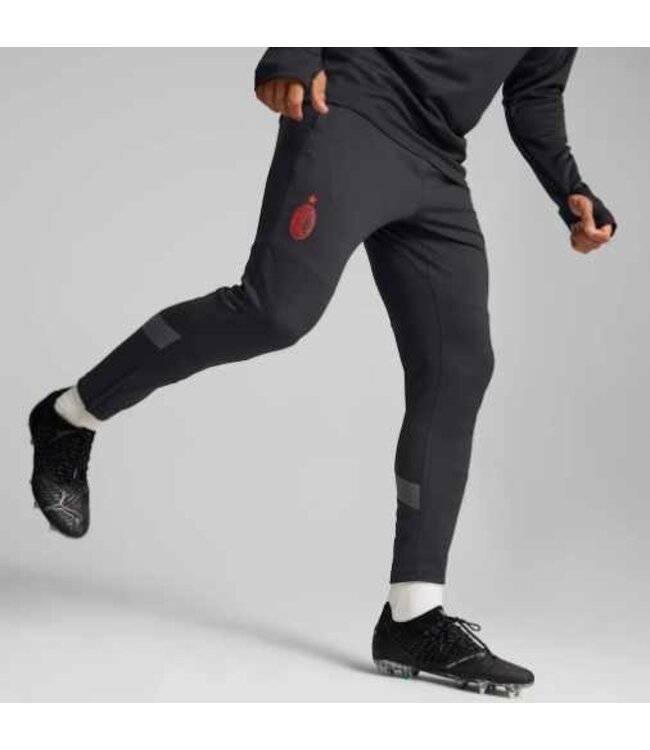 Puma Puma AC Milan 2022-23 Training Soccer Pants - Black/Tango Re