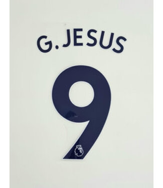 Uni-Sport G.Jesus # 9 Arsenal 22/23 Away Nameset - Navy Blue
