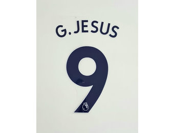 G.Jesus # 9 Arsenal 22/23 Away Nameset - Navy Blue
