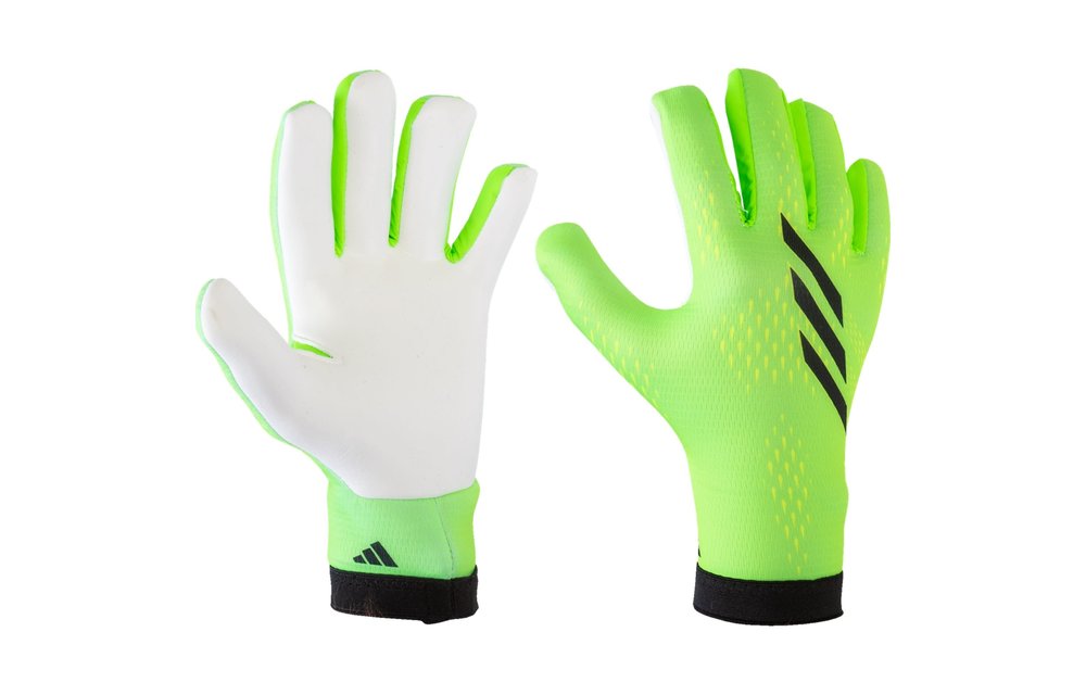adidas Youth X Speedportal Training Soccer Gloves - Solar Green/Black/Solar  Yellow - Soccerium