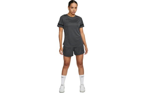 Nike Womens Dri-Fit Academy 21 Soccer Shorts - Anthracite/Black/Black