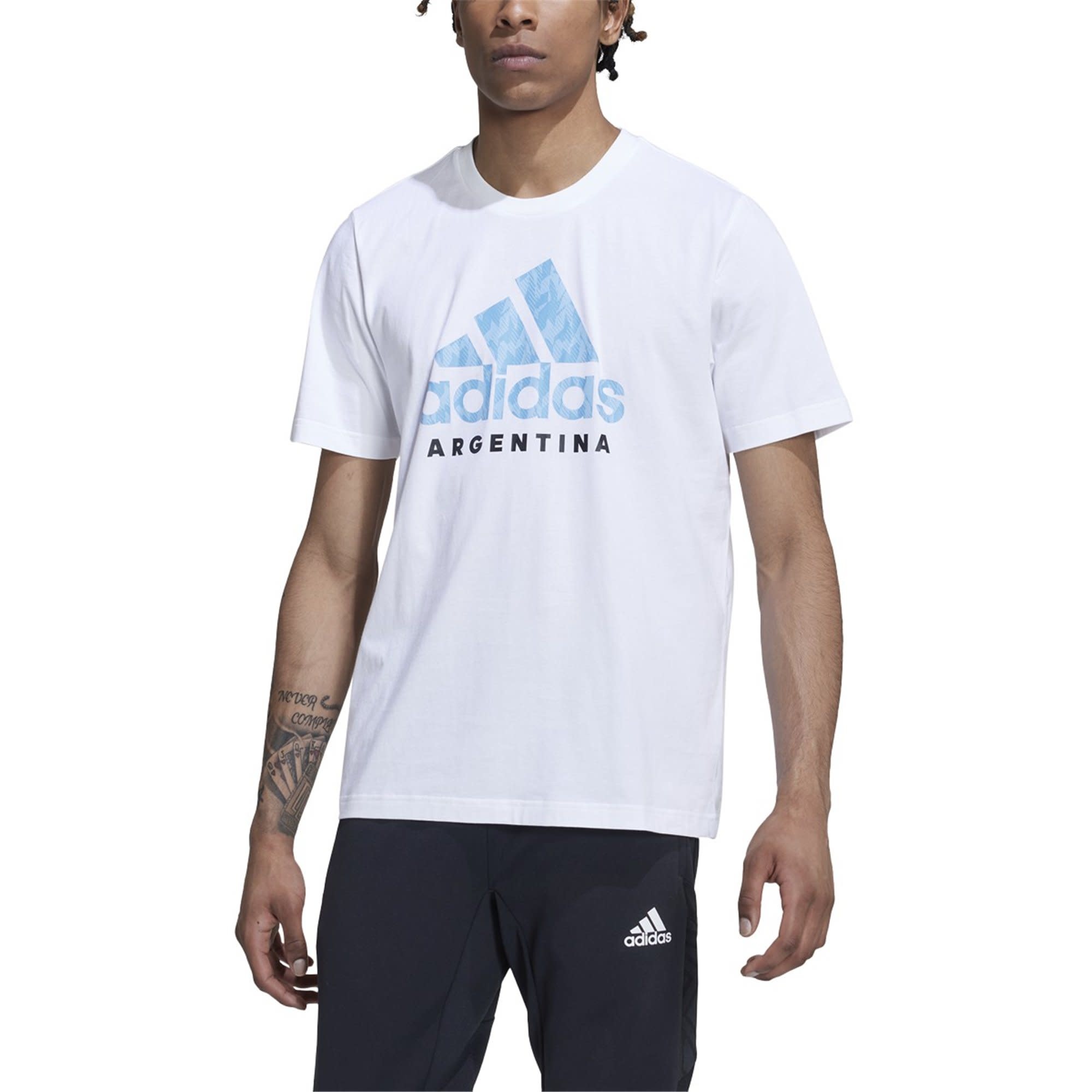 Adidas Argentina Graphic Tee - White - Size XL