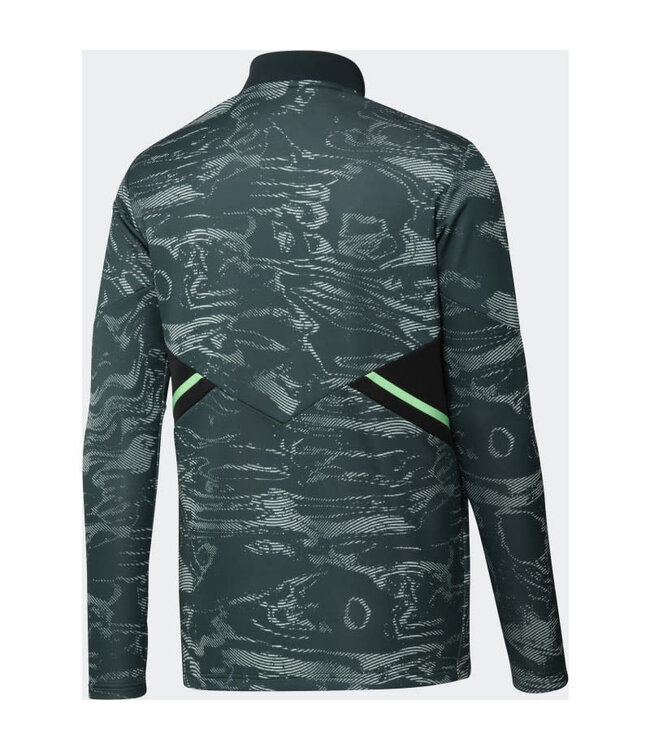 adidas adidas Real Madrid 2022 - 23 Long Sleeve UCL Training Top- Linen Green/Shadow