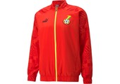 Puma Ghana WC 2022 World Cup Prematch Jacket - Red/Black