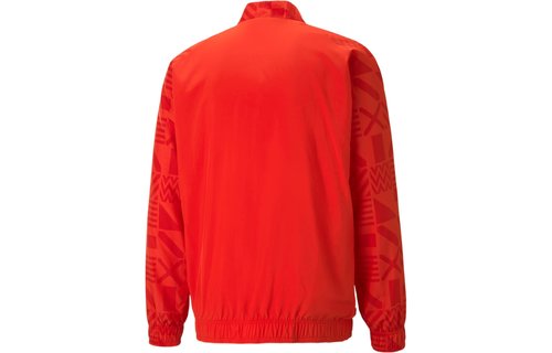Puma Ghana WC 2022 World Cup Prematch Jacket - Red/Black