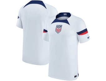 Nike USA United States Youth WC 2022 World Cup Home Jersey -White/Loyal Blue