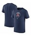 Nike Nike PSG Paris Saint German 2025 - 26 Crest Tee Shirt - Midnight Navy