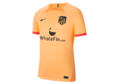 Nike Atletico Madrid 2022-23 3rd Third Jersey - Peach Cream/Atomic Orange