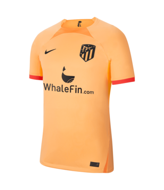 Nike Nike Atletico Madrid 2022-23 3rd Third Jersey - Peach Cream/Atomic Orange