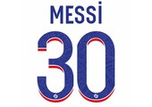 2021/22 Lionel Messi #30 PSG Fourth Jersey Official Nameset