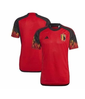 adidas adidas Belgium WC 2022 World Cup Home Jersey - Red/Black