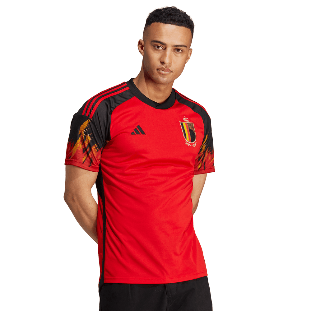 adidas Belgium WC 2022 World Cup Home Jersey - Red/Black