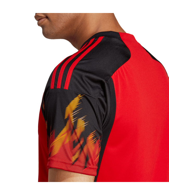 adidas adidas Belgium WC 2022 World Cup Home Jersey - Red/Black