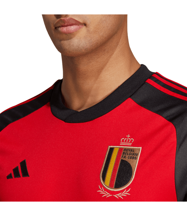 adidas adidas Belgium WC 2022 World Cup Home Jersey - Red/Black