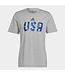 adidas adidas United States USA FIFA WC World Cup 2022 Tee Shirt - Heather Grey