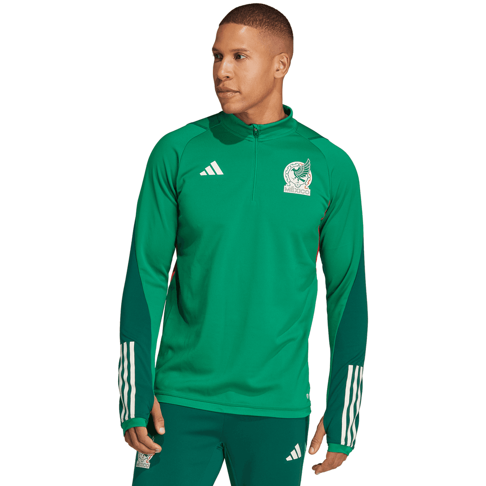 adidas Mexico WC World Cup 2022 Long Sleeve Training Top- Vivid