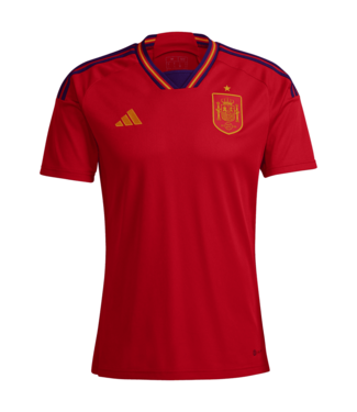 adidas adidas Spain WC 2022 World Cup Home Jersey - Power Red/Navy Blue