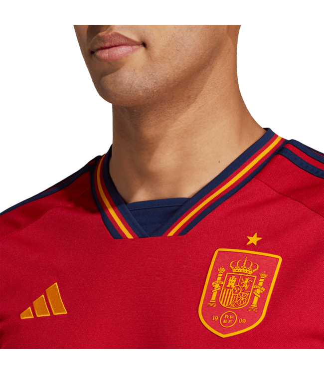 adidas adidas Spain WC 2022 World Cup Home Jersey - Power Red/Navy Blue