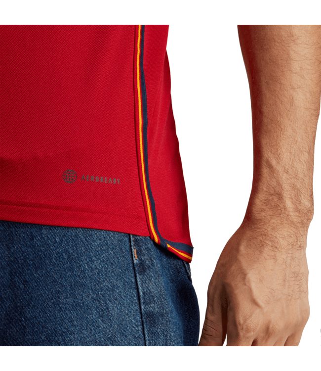 adidas adidas Spain WC 2022 World Cup Home Jersey - Power Red/Navy Blue