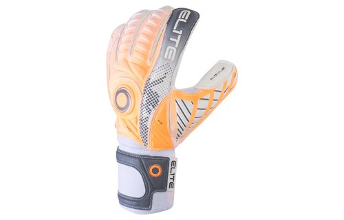 Elite Sports Club Goal Keeper Gloves - White/Orange