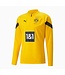 Puma Puma BVB Borussia Dortmund 2022-23 1/4 Zip Training Top - Cyber Yellow/Black