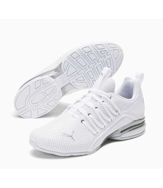 Puma Puma Axellion Perf Wide Training Running Shoes -White/Silver