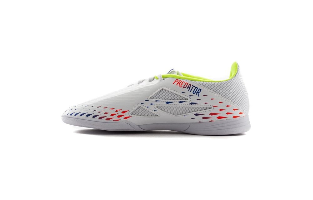 adidas Jr Predator Edge .4 IN Al Rihla Pack Indoor Sala Shoes - White/Solar