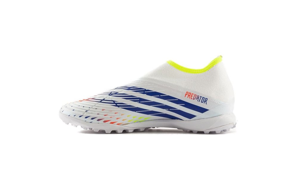 adidas Predator Edge .3 Al RIhla Pack Laceless TF Turf Cloud White/Solar Yellow