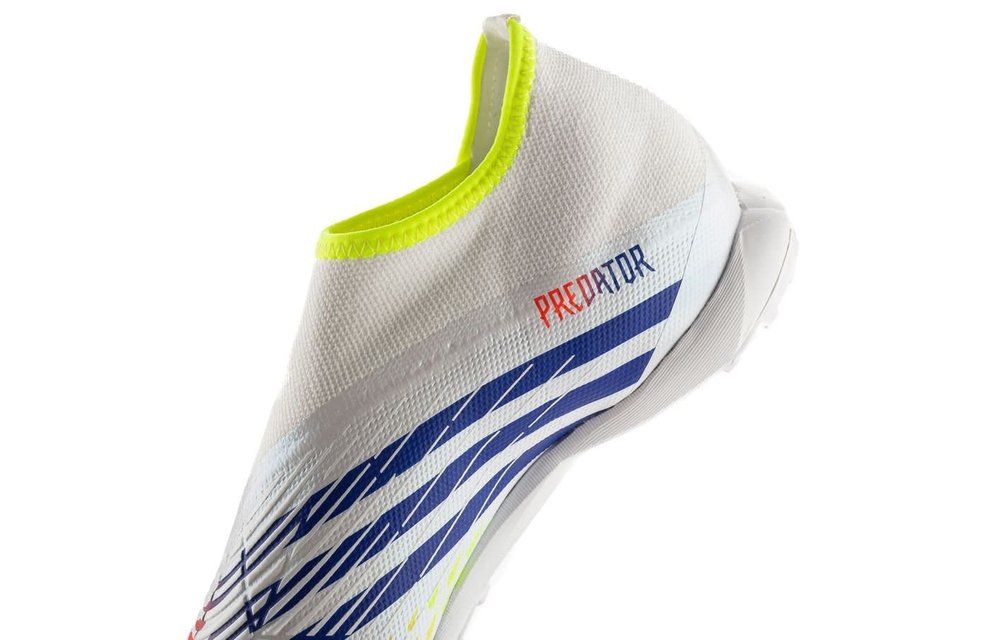 adidas Predator Edge .3 Al RIhla Pack Laceless TF Turf Cloud White/Solar Yellow
