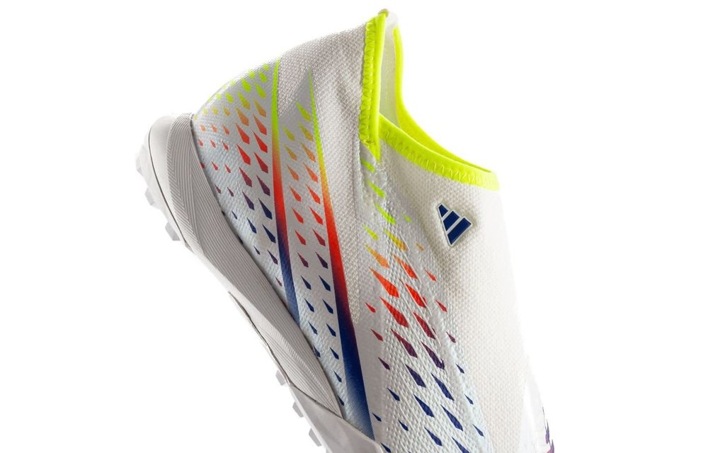 adidas Predator Edge .3 Al RIhla Pack Laceless TF Turf Cloud White/Solar Yellow