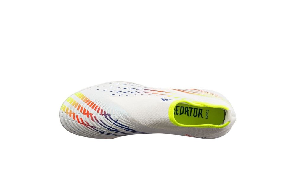 adidas Predator Edge .3 Al RIhla Pack Laceless TF Turf Cloud White/Solar Yellow