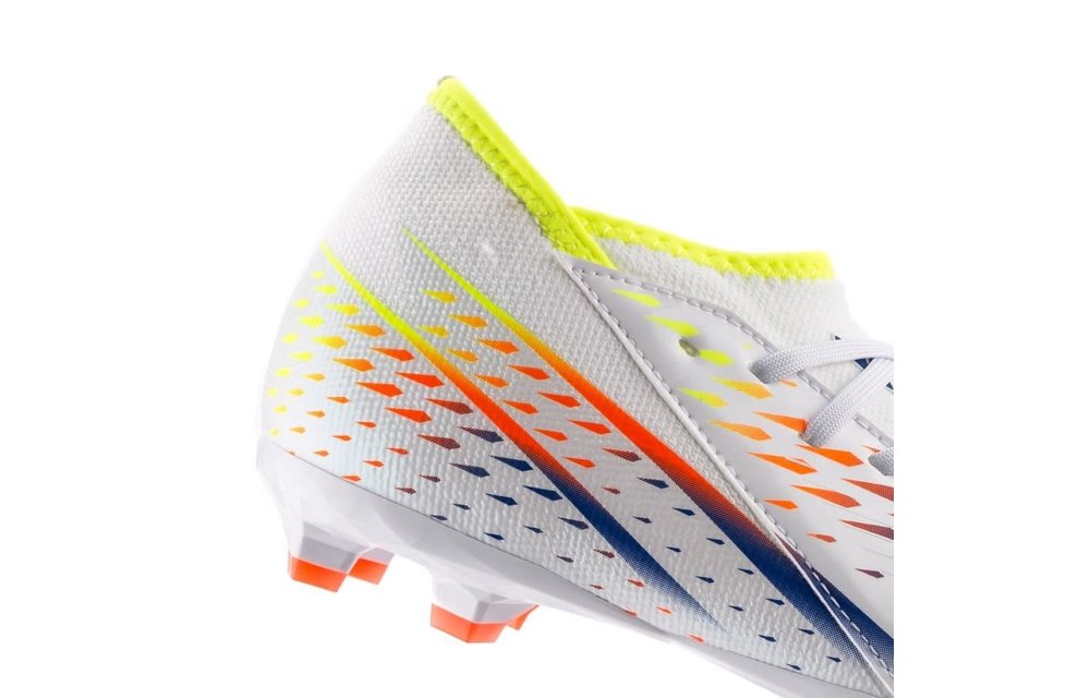 adidas Jr Predator Edge .3 FG Cleats Al Rihla Pack - Cloud White/Solar Yellow
