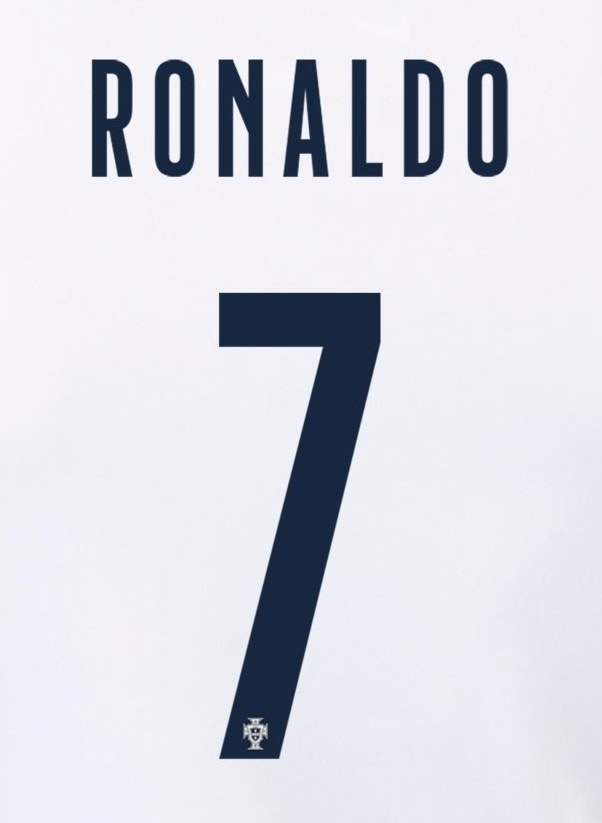 Ronaldo #7 Portugal World Cup 2022 Home Nameset - Soccerium