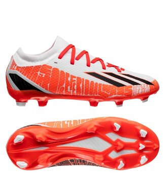 adidas adidas Jr X Speedportal Messi  .3 FG - White/Coral Red/Black
