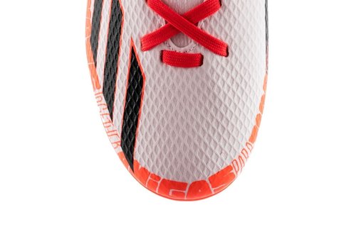 adidas Jr X Speedportal Messi  .3 FG - White/Coral Red/Black