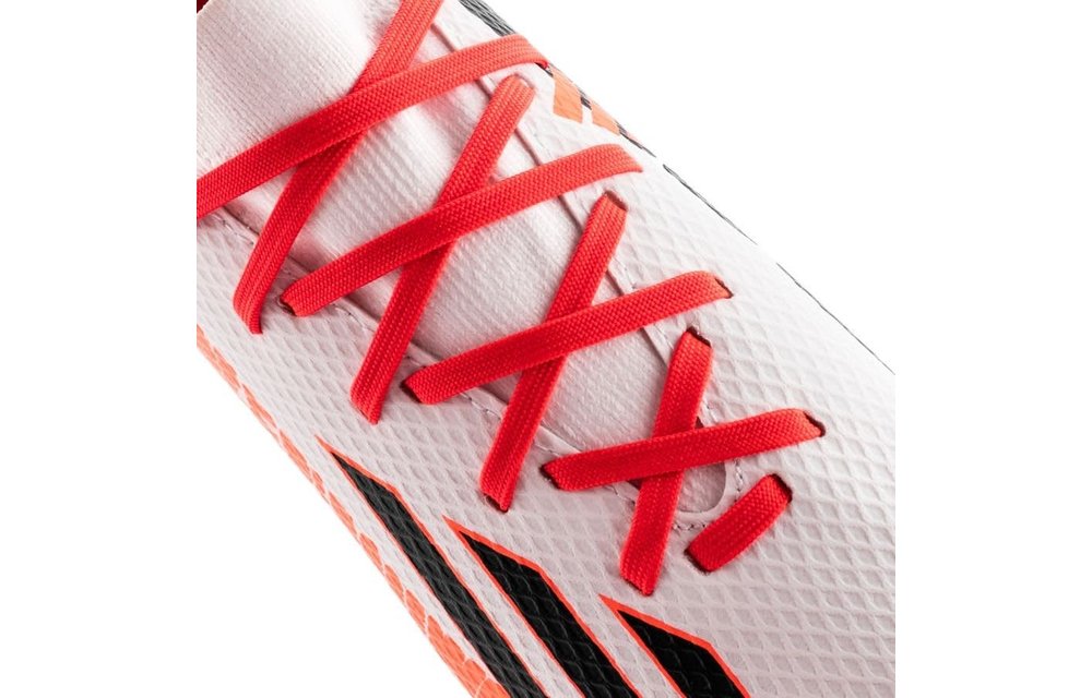 adidas Jr X Speedportal Messi .3 FG - White/Coral Red/Black