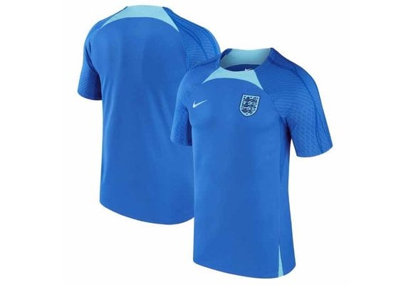 Nike England WC World Cup 2022 Travel Tee Shirt Top - Blue Void