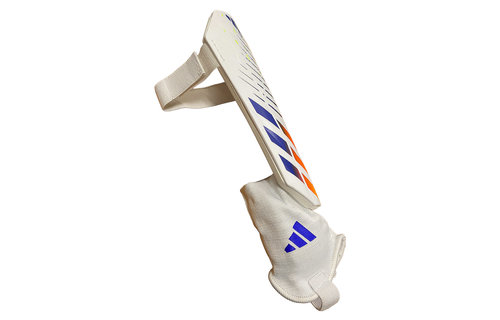 adidas Predator  WC World Cup 2022 Al RIhla Match Shin Guards - White/Power Blue/Solar Red