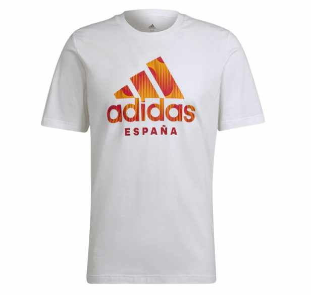 adidas Spain WC World Cup 2022 Graphic Tee Shirt - White