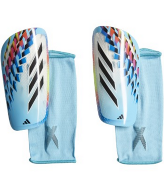 adidas adidas X Speedportal  Al Rihla WC World Cup 2022 League Shin Guards - White/Bright Cyan/Black