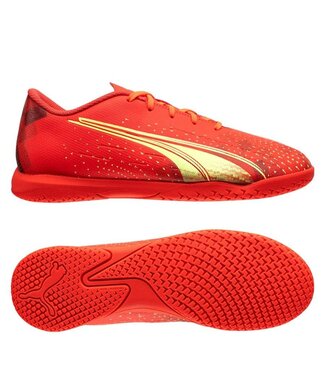 Puma Puma Jr Ultra Play IT Indoor Shoes - Fiery Coral/Fizzy Light/Salmon